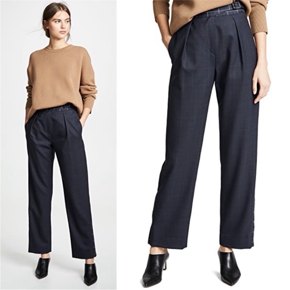 rag & bone James Plaid Wool Blend Pants